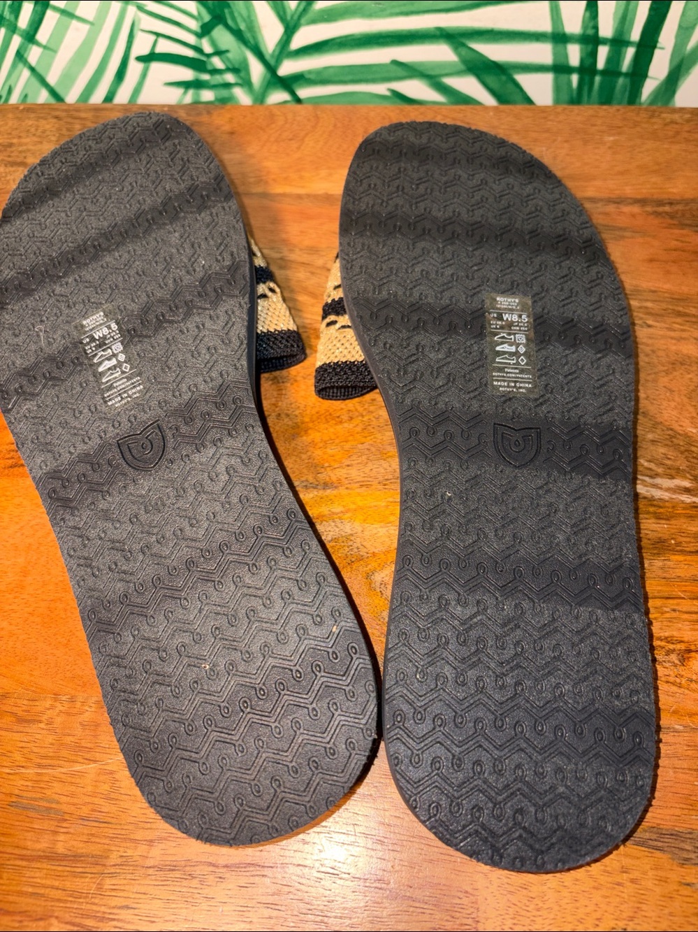 Rothy’s The Slide Sandal Gilded Crochet Women’s 8.5 - Picture 5 of 6